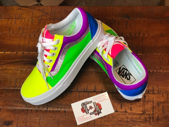 neon vans shoes