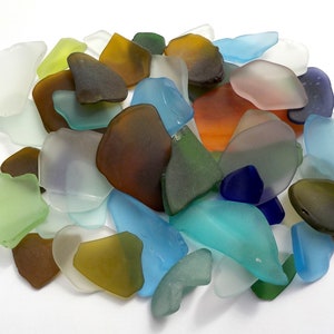 Seeglas Seaglass Mischung Beachglass Oceanglas handverlesen Strandscherben Bild 9