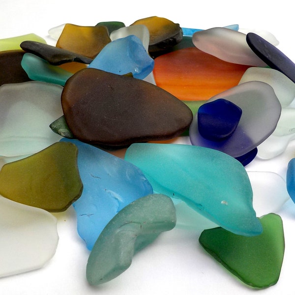 Seeglas Seaglass Mischung Beachglass Oceanglas handverlesen Strandscherben