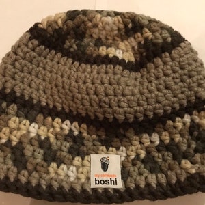 brown patterned hat in my boshi style image 1