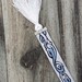 Jacquard Tidal Wave Ribbon Bookmark With White Tassel 3/4 Width - Etsy