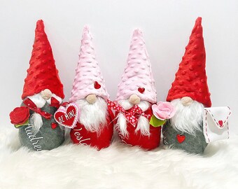 Personalized Valentine Gnomes | Valentine Gnome | Valentine’s Day Gnomes | Valentines Day Gnomes | Personalized Gnome | Valentines Gnomes