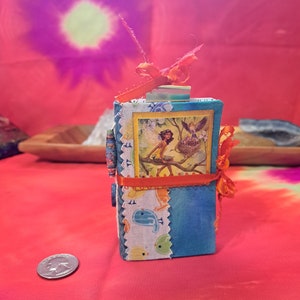 Small Junk Journal, Art Journal Title &quot;Faery Nurse&quot;