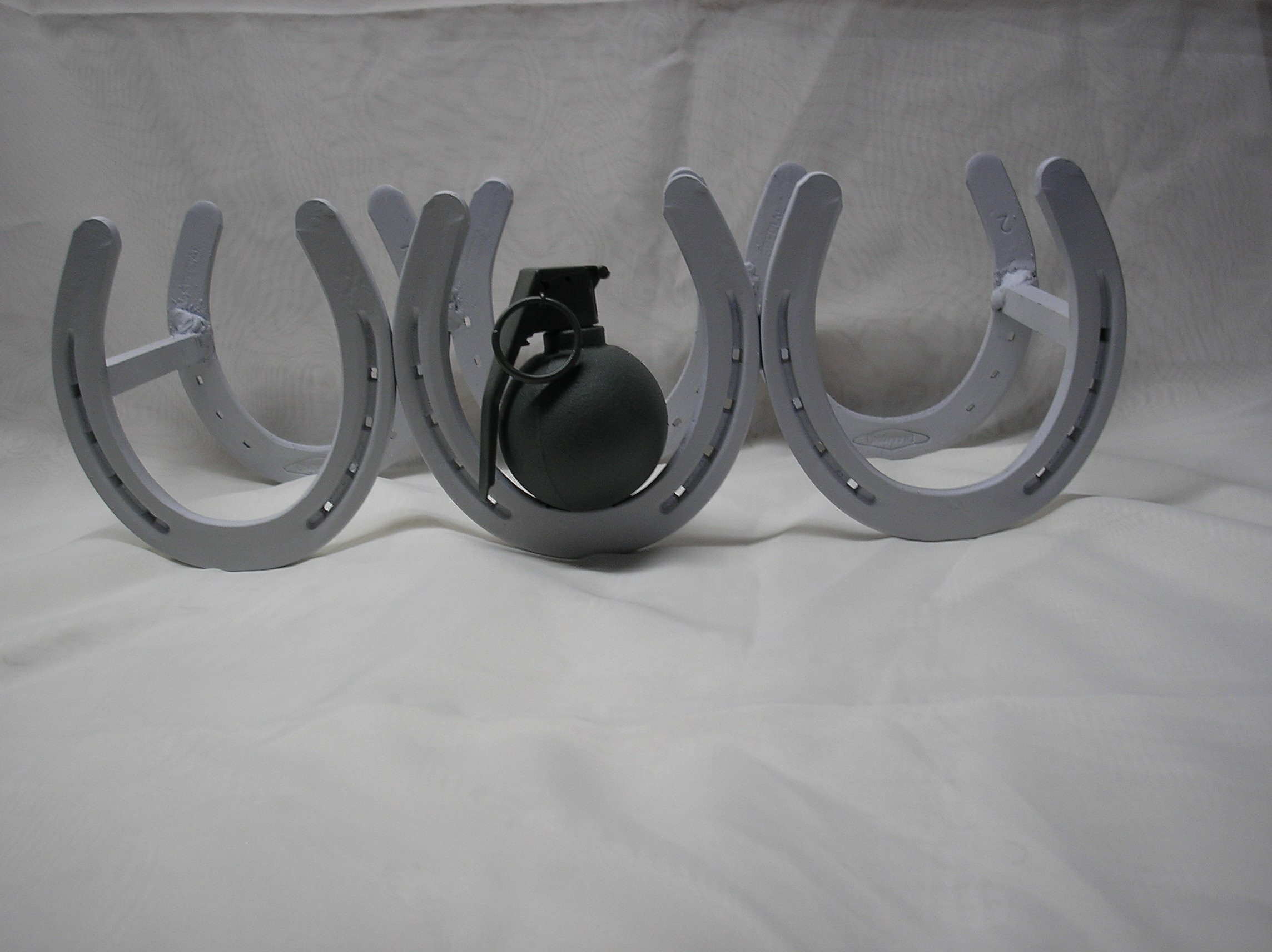 Horseshoes and Hand Grenade Wine Rack Etsy