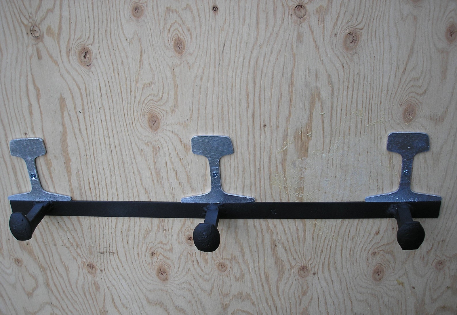 Coat Rack Railroad Spike and Spur Track Etsy