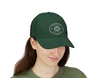 Gorra de papá del Palm Beach Daily News, clásica gorra de algodón verde