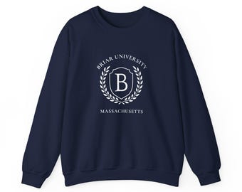 Copy of Briar University Sweatshirt | Off Campus Inspired Pullover Bookish Merch Navy Unisex Crewneck