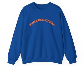Knickole Kidman Sweatshirt, Celebrity Game 4 Win Fan Merch, Unisex Graphic Pullover Crewneck