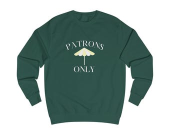 Sudadera con paraguas Green Patrons Only