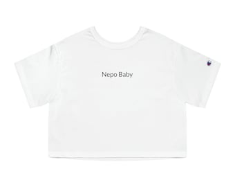 Camiseta recortada Nepo Baby (Inspirada en Hailey Bieber)