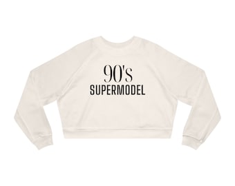 Jersey de forro polar recortado supermodelo de los años 90