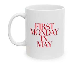 Taza "Primer lunes de mayo" / Taza de café de cerámica inspirada en la Met Gala.