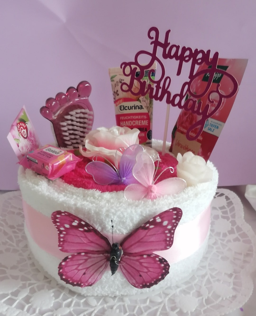 Handtuchtorte Geburtstag Verwöhnen Etsy