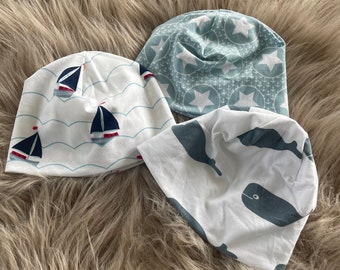 Baby Beanie Set Maritime