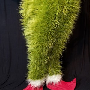 Custom Green Fursuit Pants: Christmas Cosplay Costume