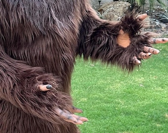 Bigfoot Costume separates - choice of Body, Feet, and Hands
