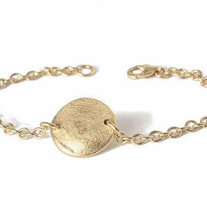 Vermeil Fingerprint Bracelet