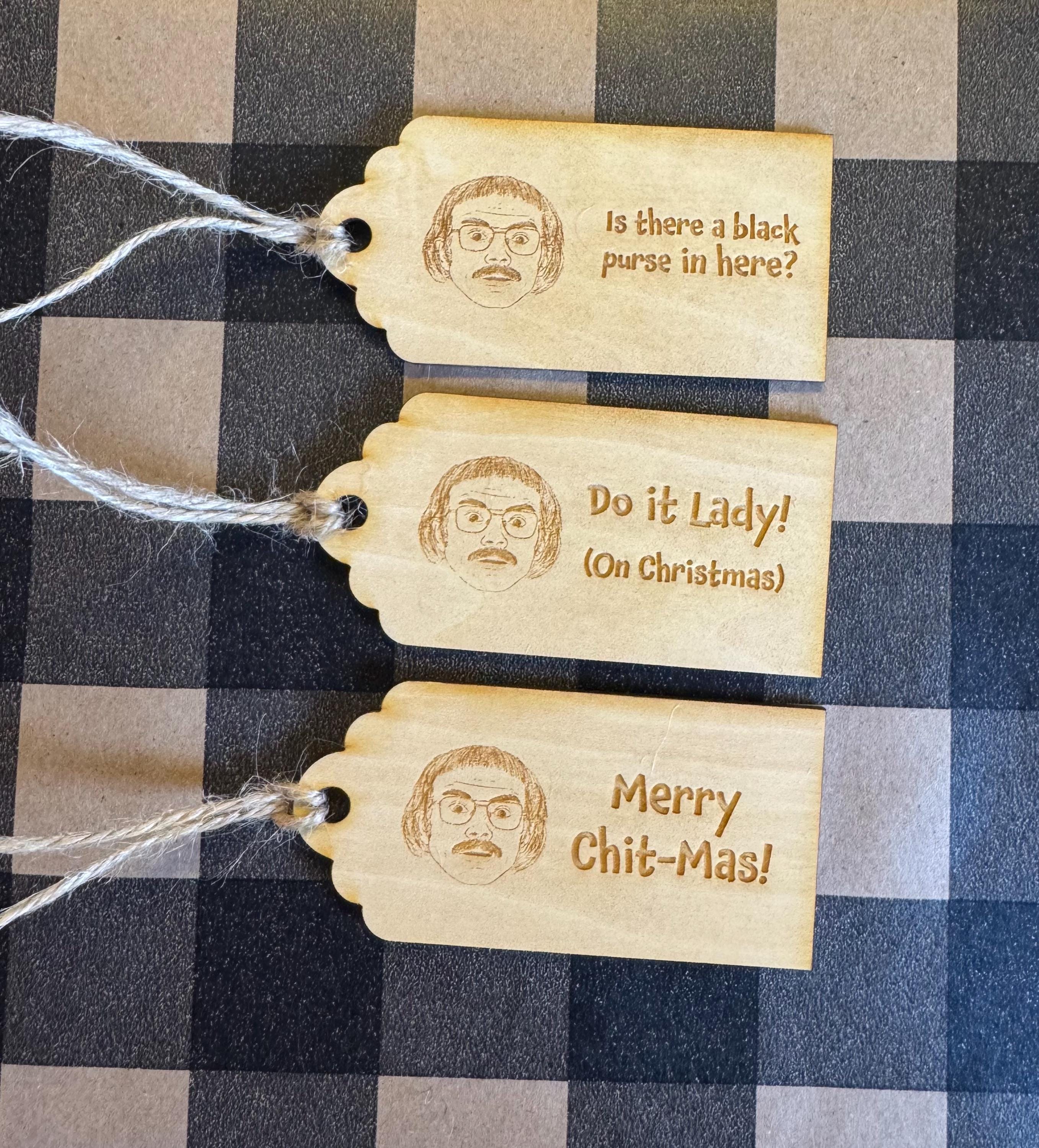 Chit Wooden Christmas Gift Tags - Etsy Canada