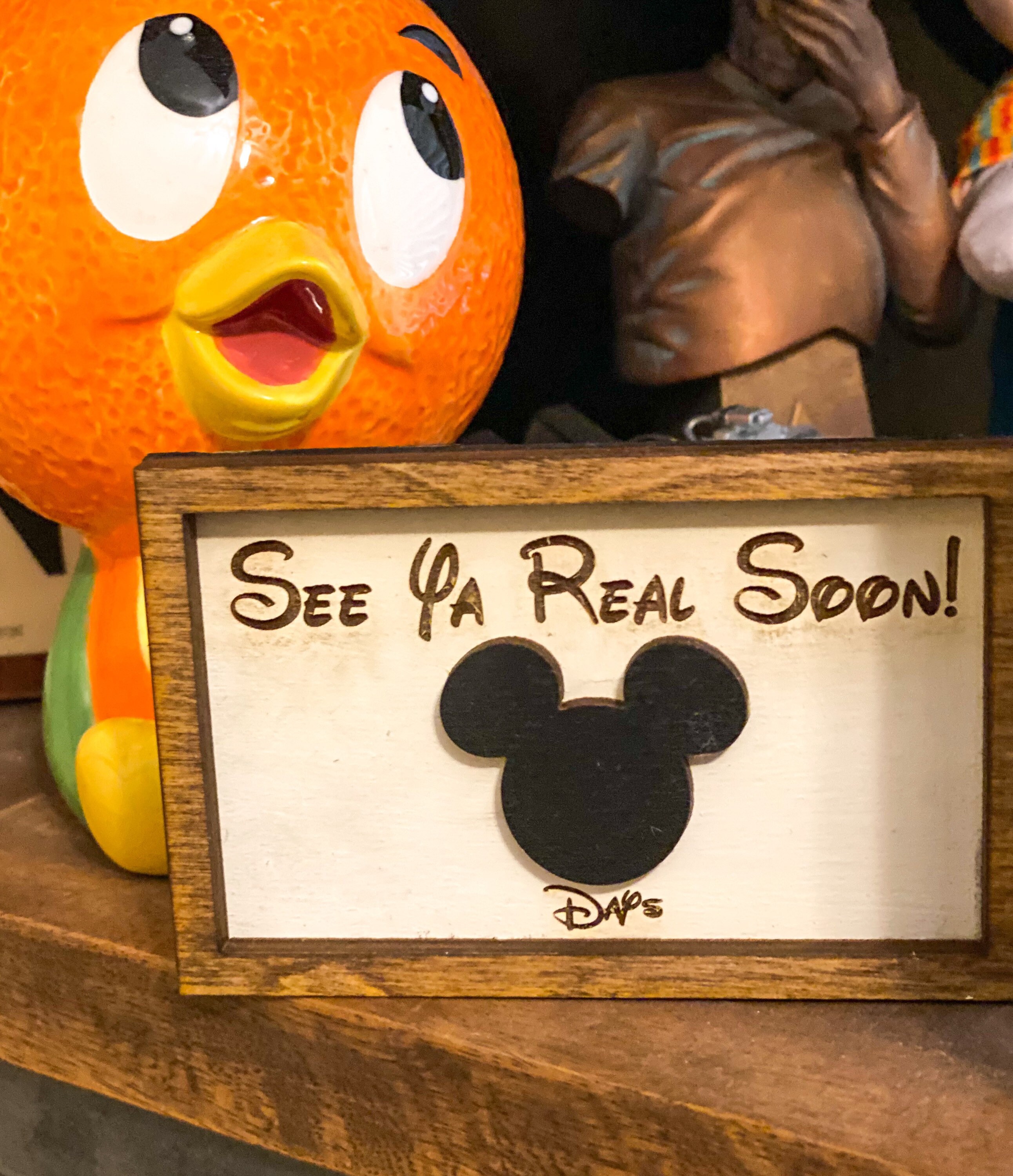 Small Framed See Ya Real Soon Disney Countdown | Etsy