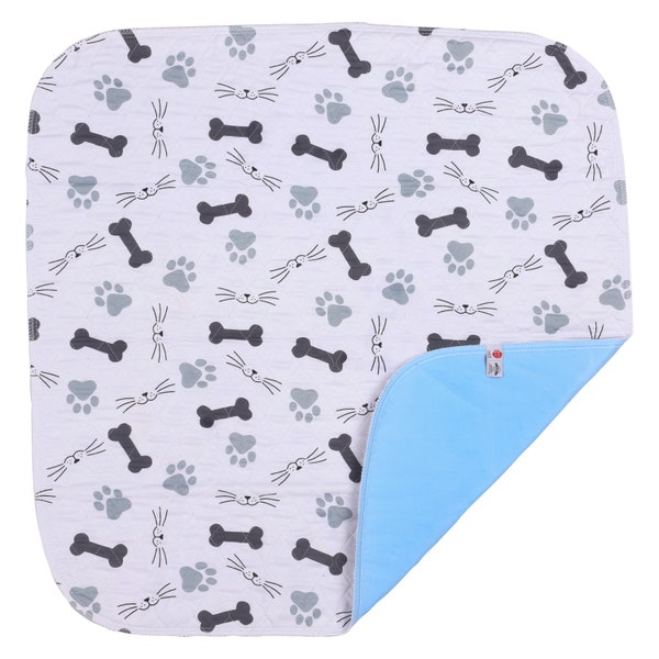 4 Pack, Reusable Puppy Pads Bed Pad Heavy Duty Washable Underpads for Pet Housetraining 34x36