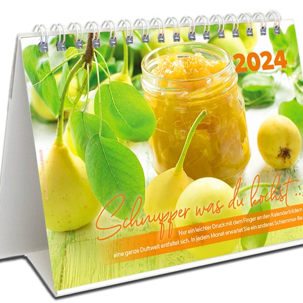 Tischduftkalender 2024, Duftkalender 2024, Tischkalender 2024,