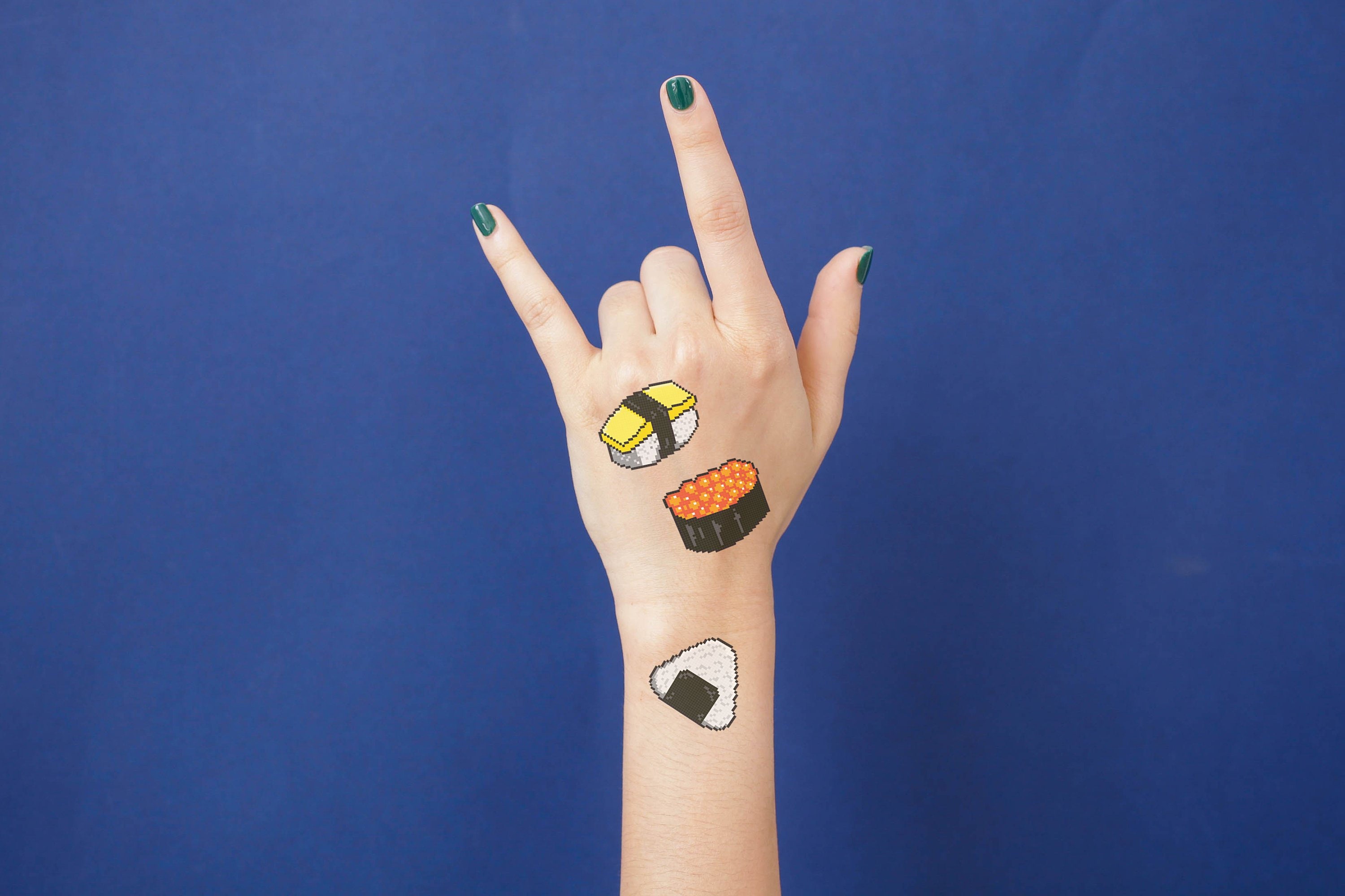 Set of 6 Japanese Food Tattoos Pixel Art Tattoo / Quirky - Etsy UK Set of 6 Japanese Food Tattoos Pixel Art Tattoo / Quirky - Etsy UK
