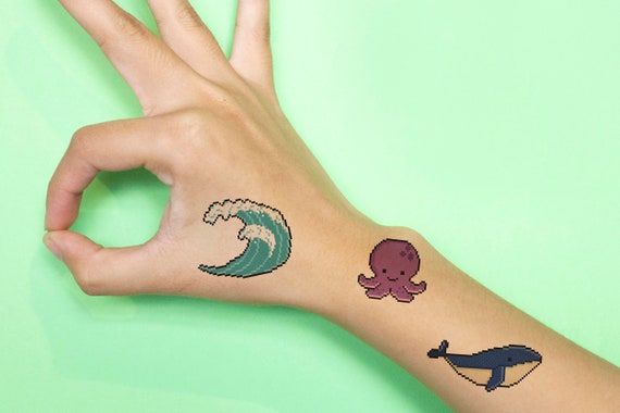 Ocean Temporary Tattoo Kit for Kids