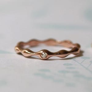 Grace Rosary Ring Lab Grown Diamond 14k 18k Solid Gold Catholic Ring