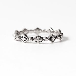Kyrie Rosary Ring 925 Silver Sterling Silver Catholic Ring