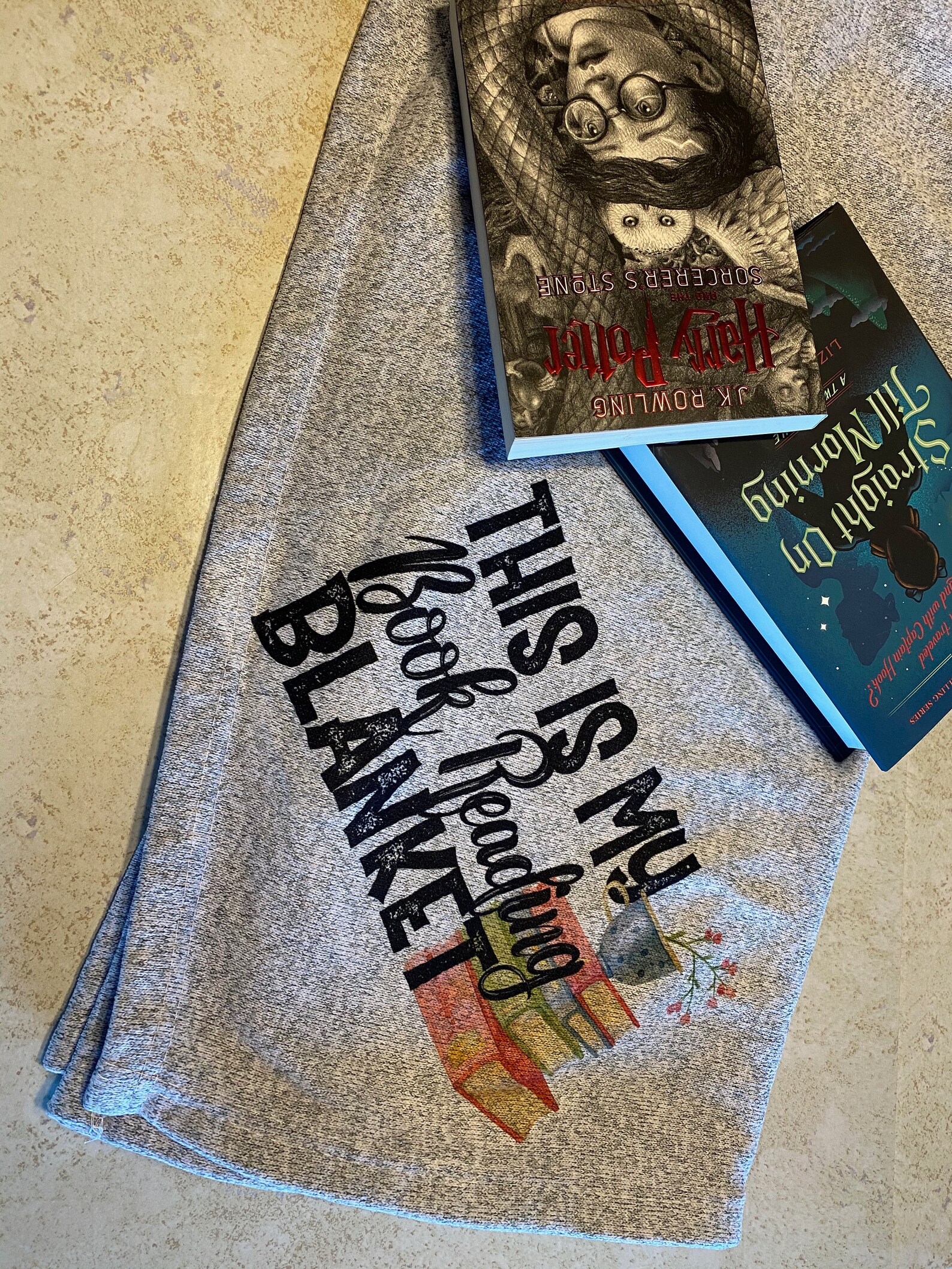 This is my book reading blanket sweater fleece blanket Etsy