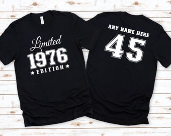 45th Birthday Shirt Etsy 45th Birthday Shirt Etsy