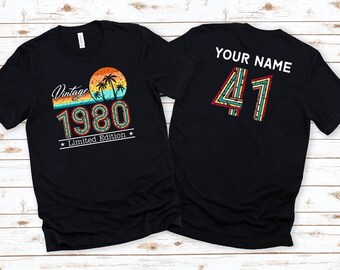 41st Birthday Shirt Etsy