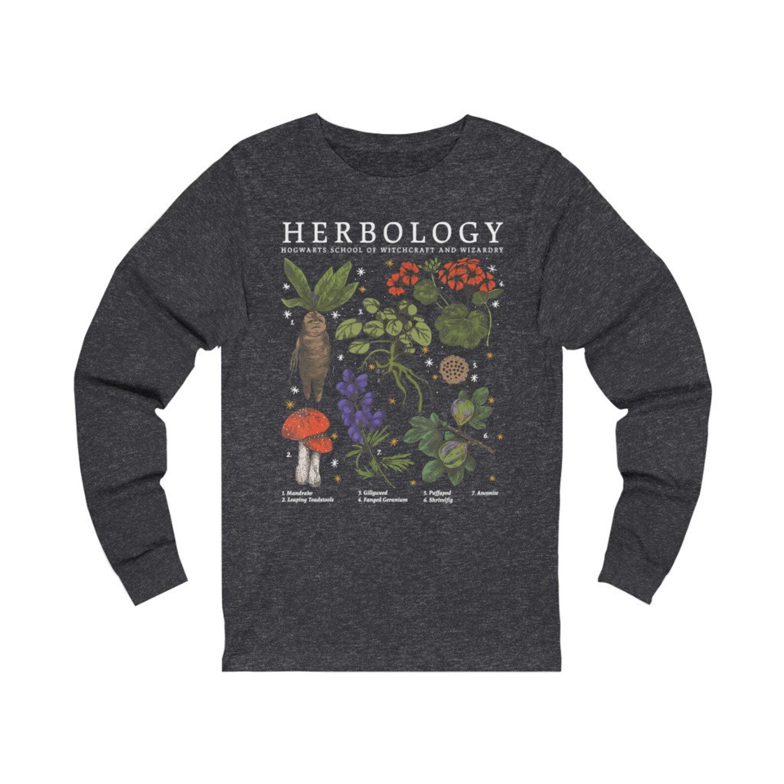 Herbology Long Sleeve Shirt Herbology Shirt Herbology Etsy