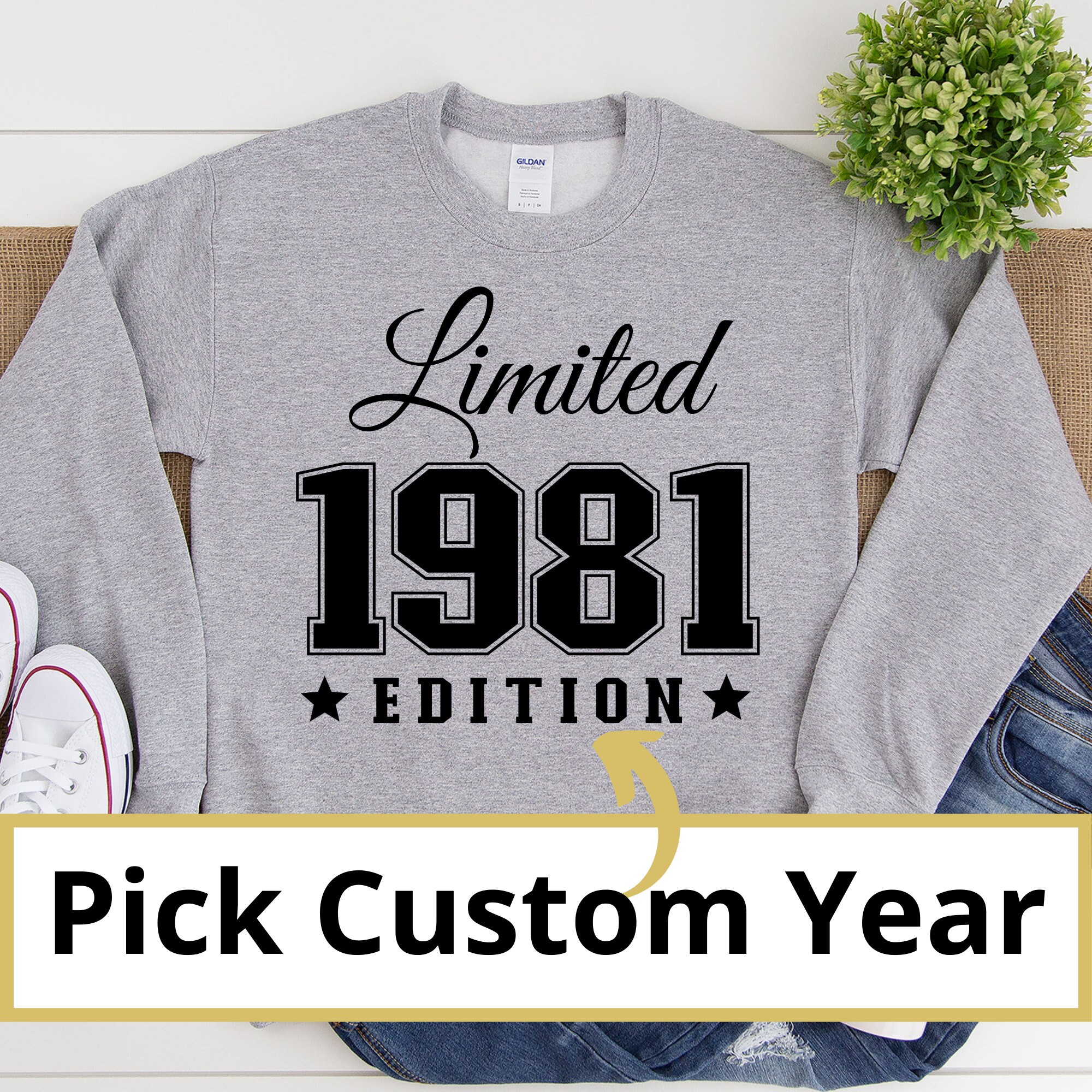 40th Birthday Sweatshirt Personalized 40th Birthday Hoodie Etsy