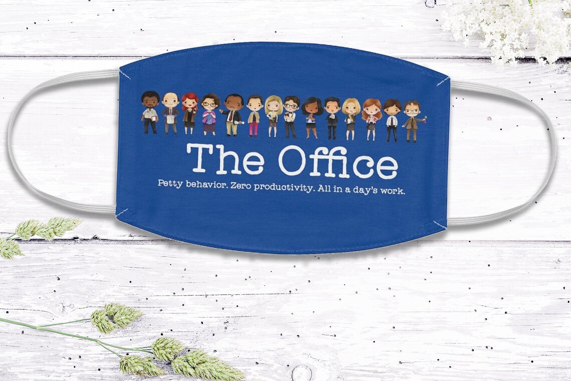 The Office Face Mask The Office Mask The Office TV Show | Etsy