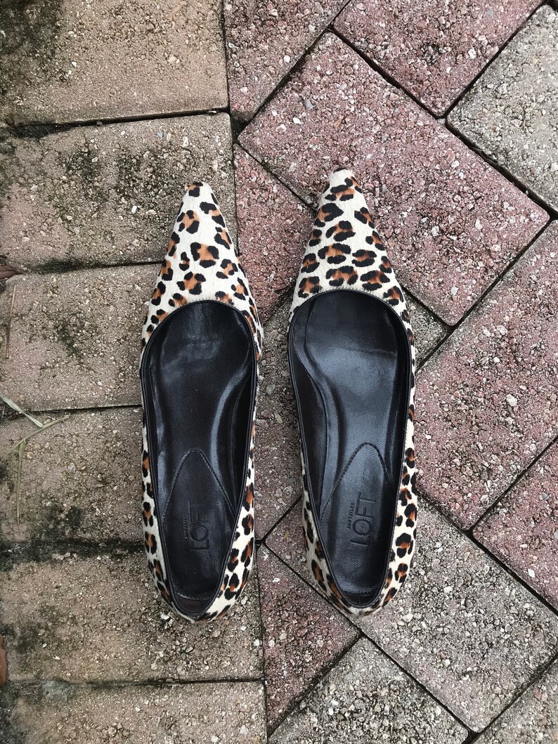 leopard print kitten heel mules