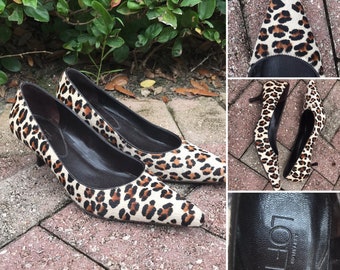 leopard print kitten heels