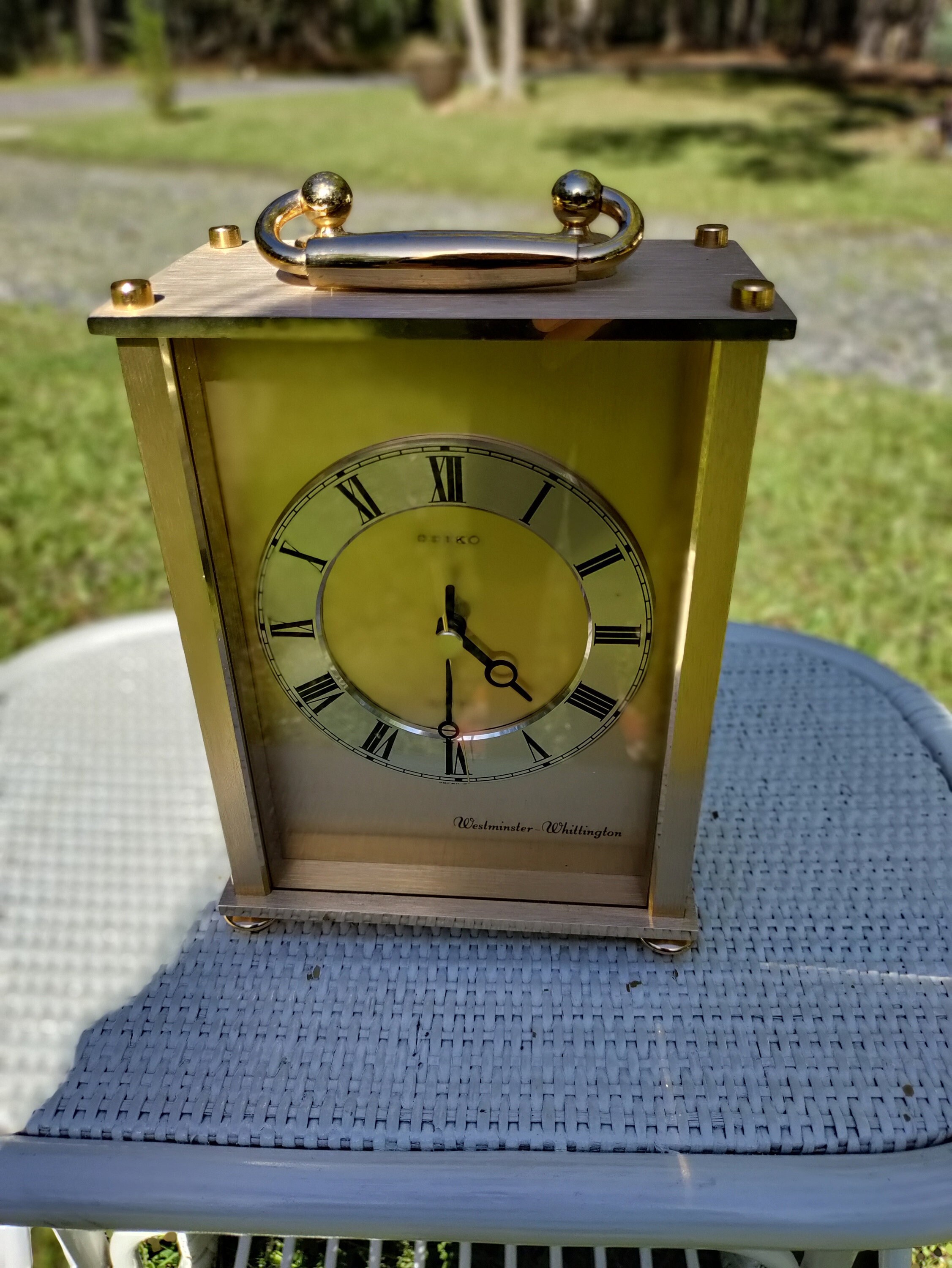 Seiko Gold Westminster Mantel Clock - Etsy