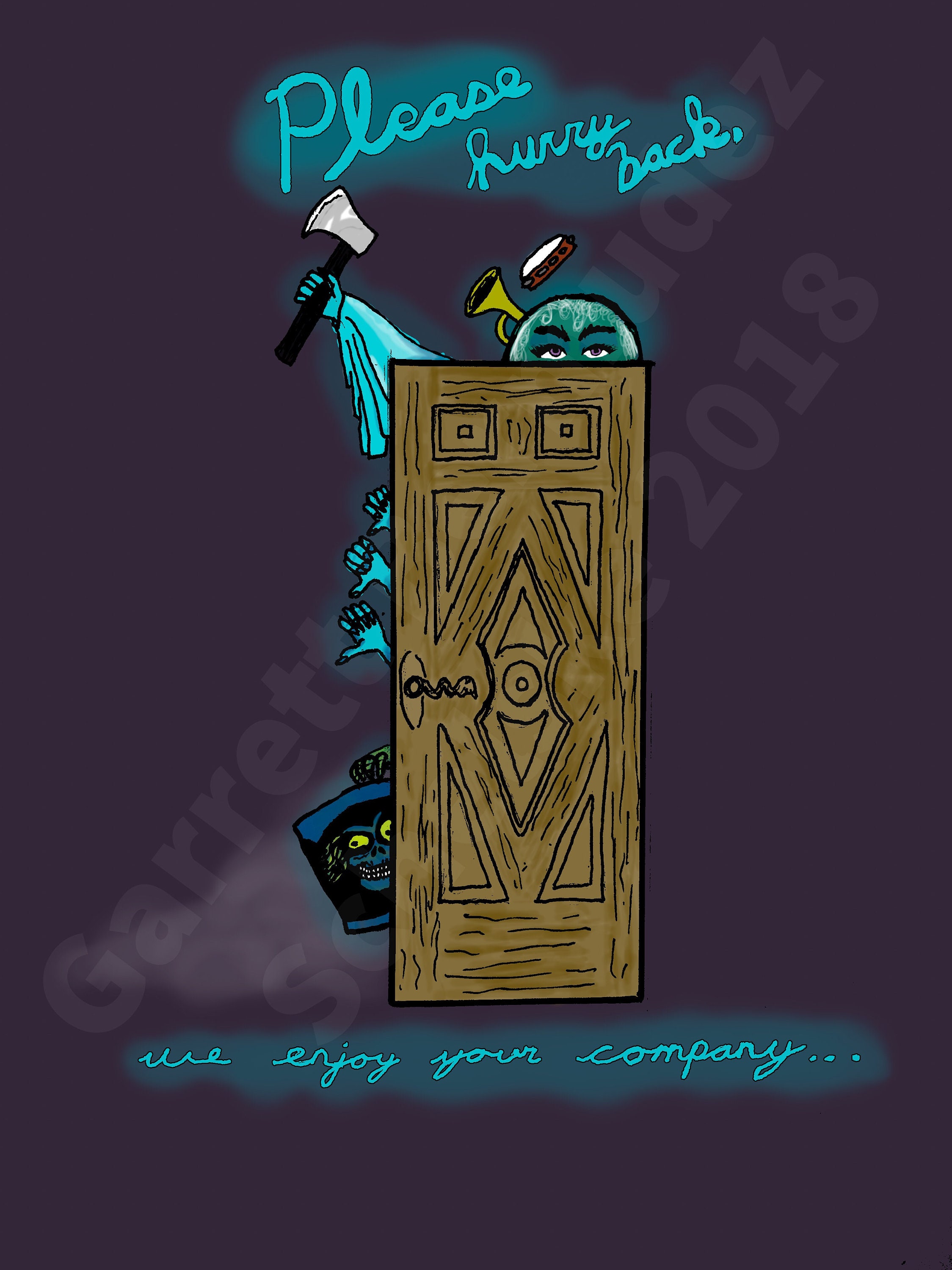 DDOORS Haunted Mansion Fanart Etsy