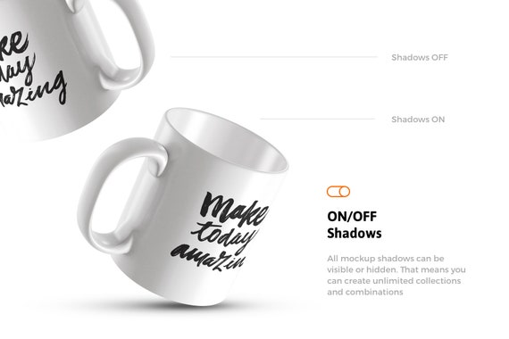 12x Mugs Mockups Psd Sketch Etsy
