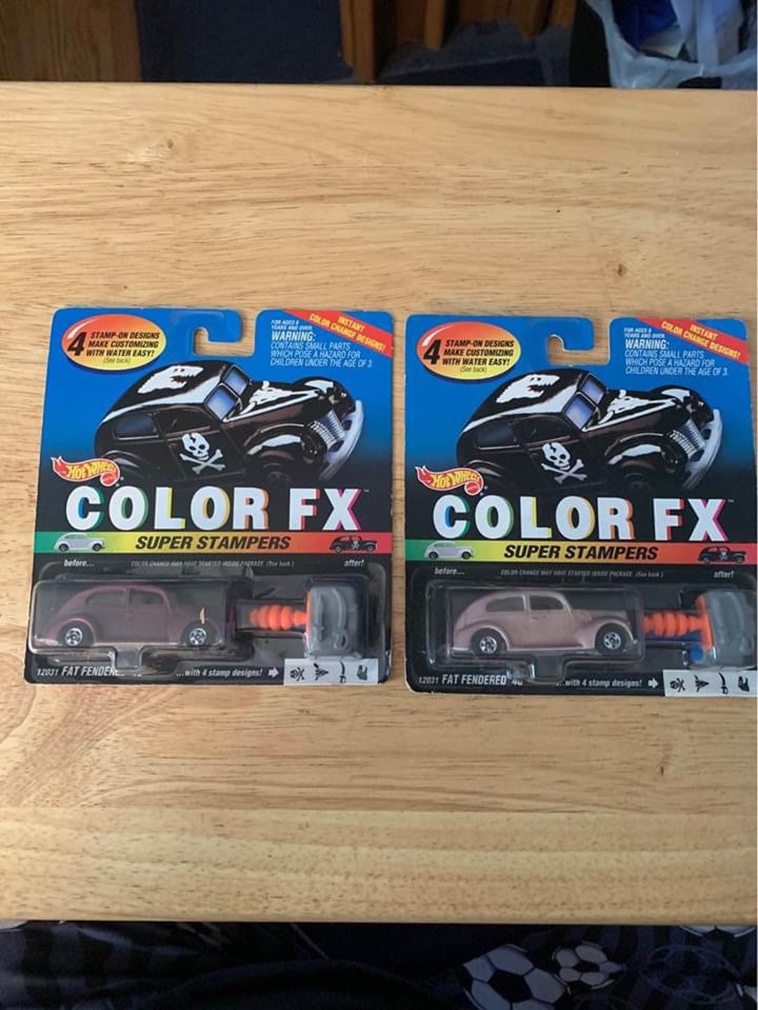 2 1994 Hot Wheels Color FX Super Stampers Both Are Mint on Card Etsy