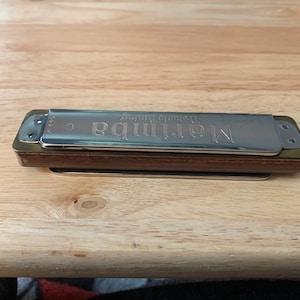 Vintage harmonica made in Germany Marimba In c A440 Tremolo  tuning solid brass plates perfectly tuned in Great condition inbox