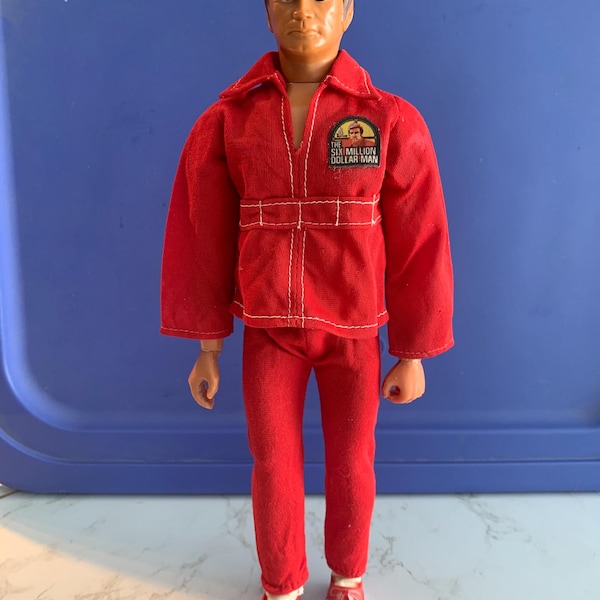 Vintage 1975 Kenner General Mills 6 million dollar man action figure first edition complete