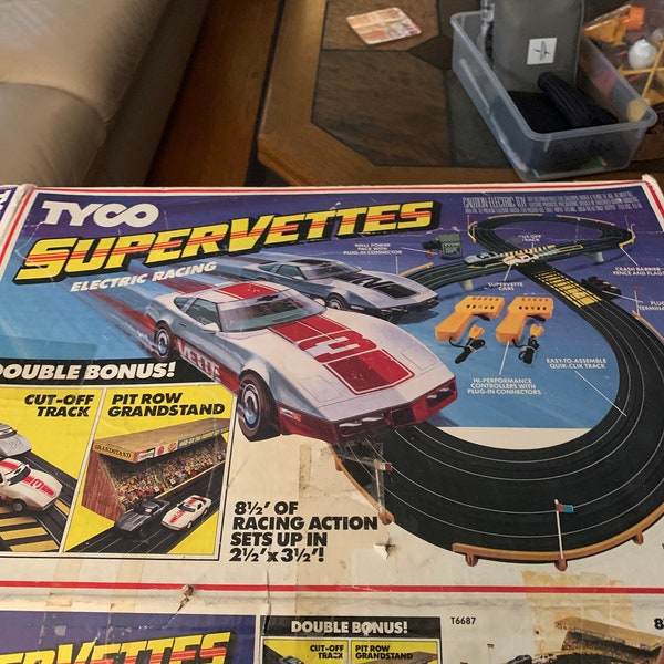 Vintage Tyco Electric Slot Car Track Etsy