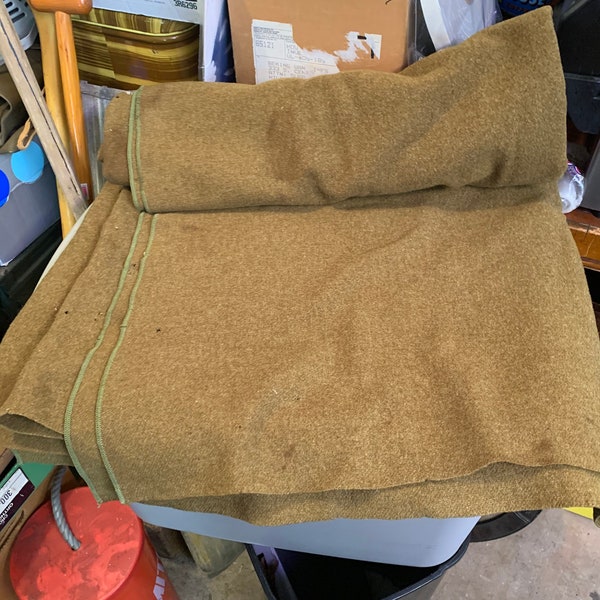 Army Wool Blanket Etsy