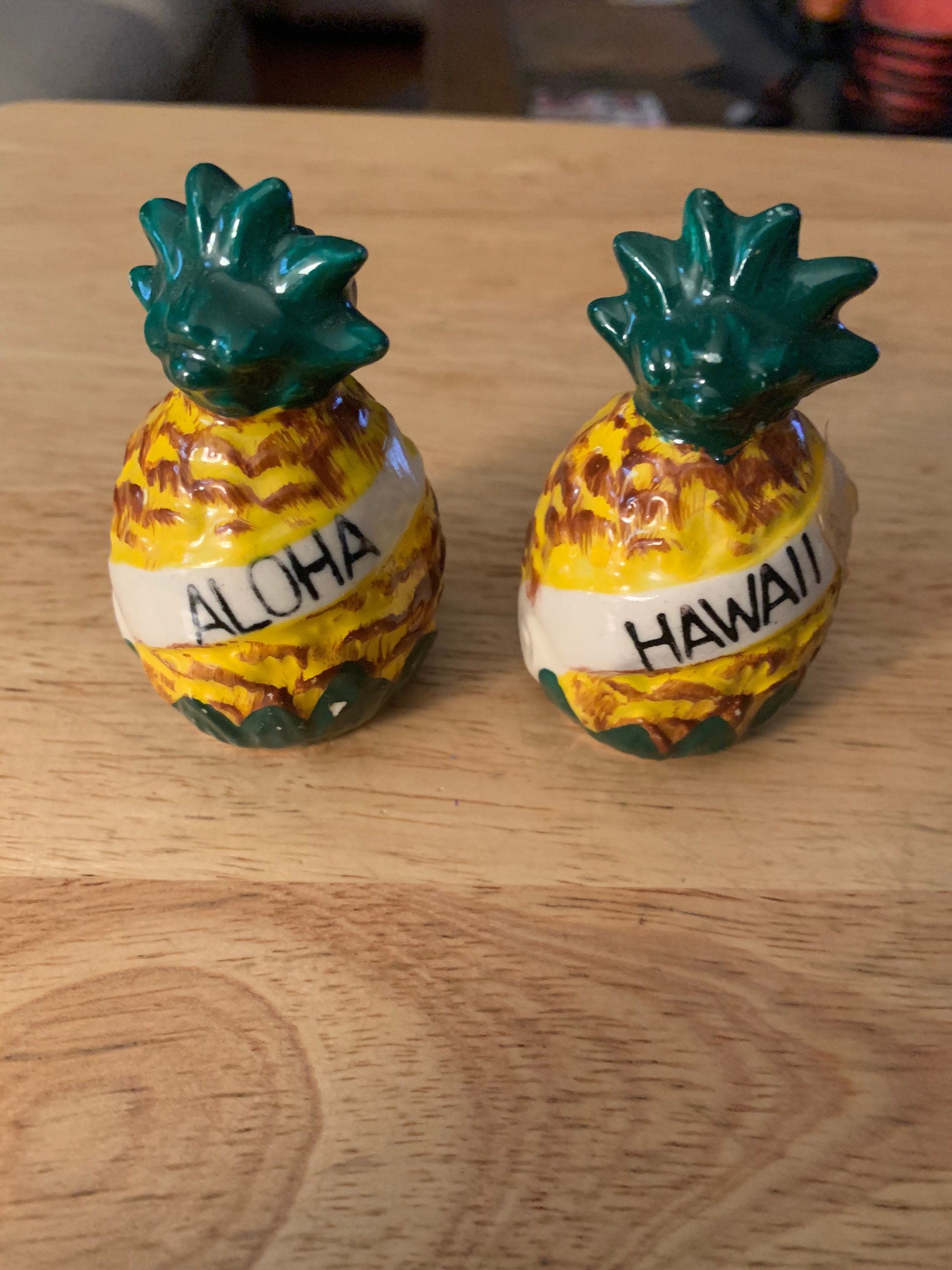 Vintage Pair Salt and Pepper Shakers From Hawaii Made in Japan Etsy UK