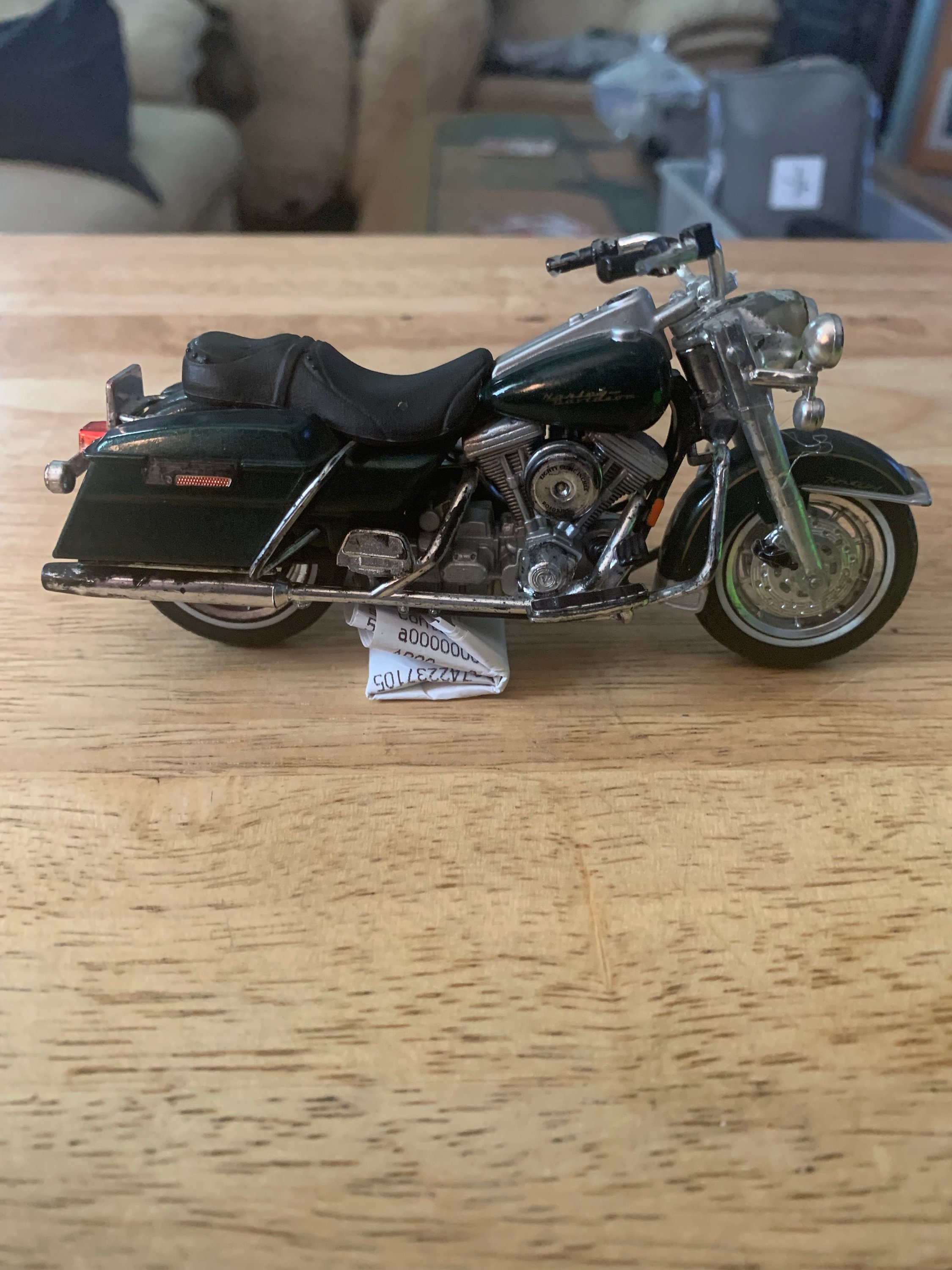 Vintage Harley, Davidson, Bagger, Diecast, Mini Motorcycle
