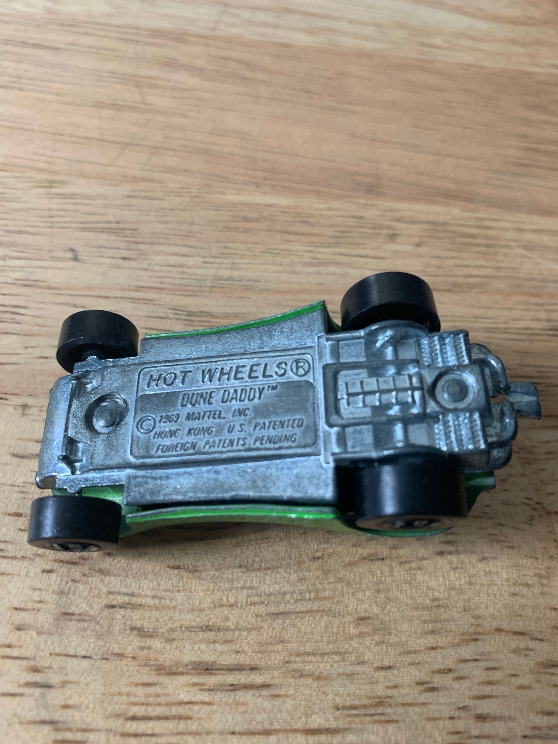Vintage 1969 Hot Wheels, Redline, Dune Daddy Green With