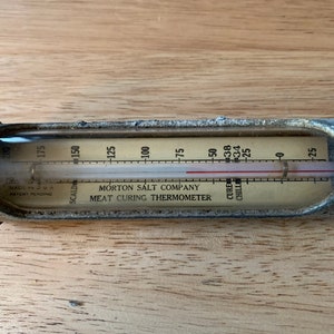 Antique meat temperature Gauge great display piece for kitchen