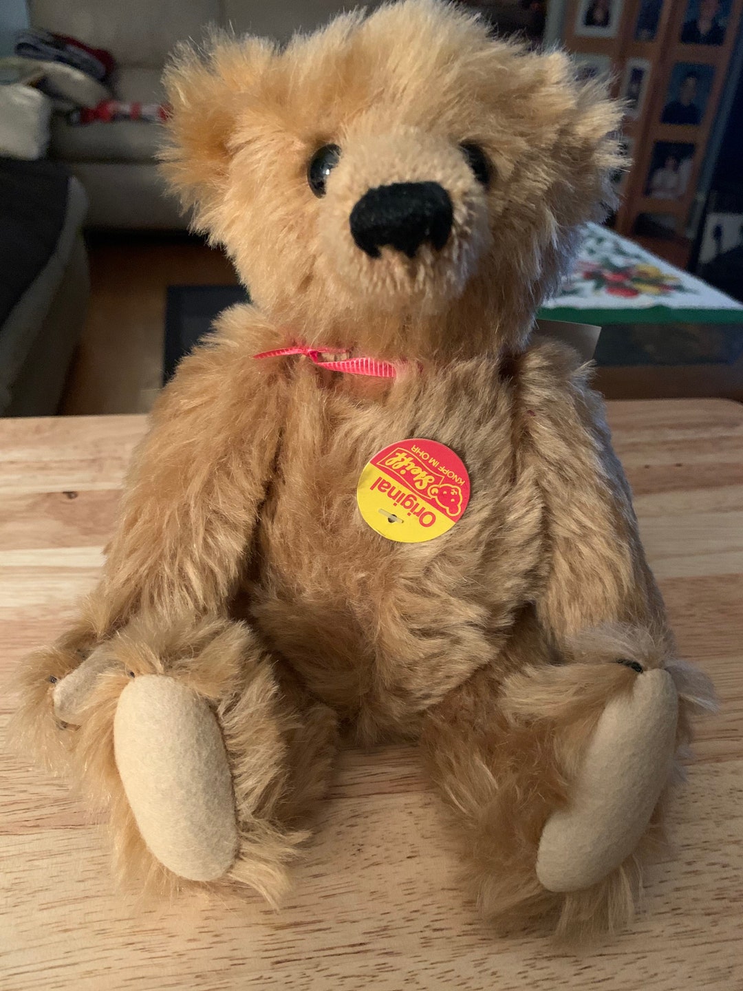 Vintage Original Steiff Bear Made in Germany New With Tag and Button